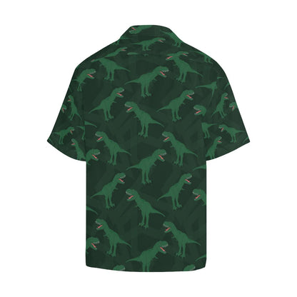 T Rex Pattern Print Design A Hawaiian Shirt
