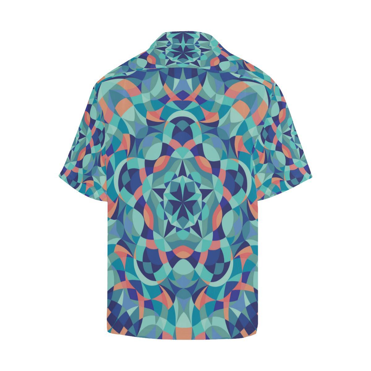 Kaleidoscope Pattern Print Design Hawaiian Shirt