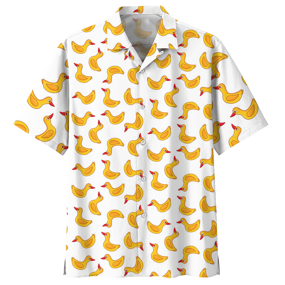 Duck  White Unique Design Unisex Hawaiian Shirt For Men And Women Dhc17063649