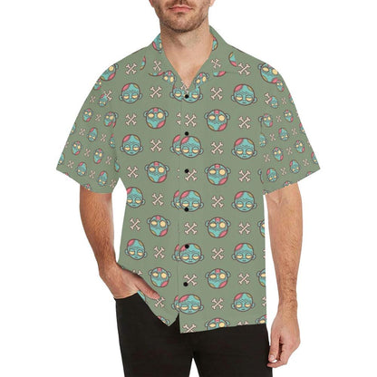 Zombie Print Design Hawaiian Shirt