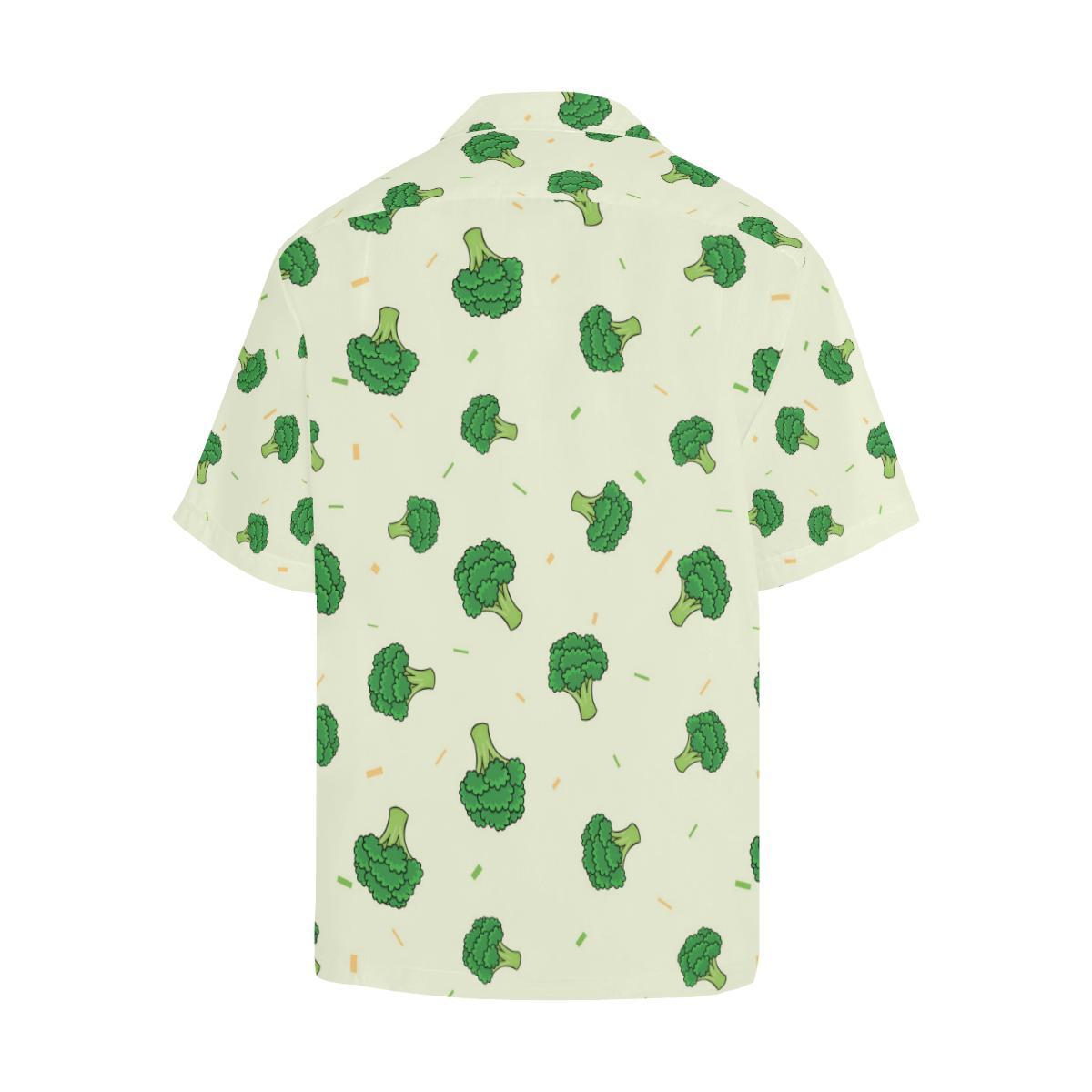 Broccoli Pattern Mens All Over Print Hawaiian Shirt