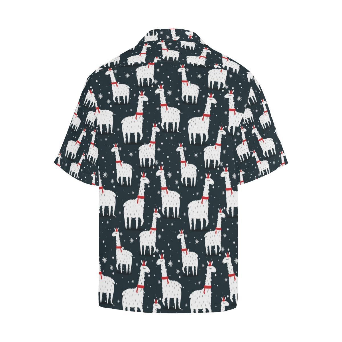 Alpaca Pattern Print Design Hawaiian Shirt