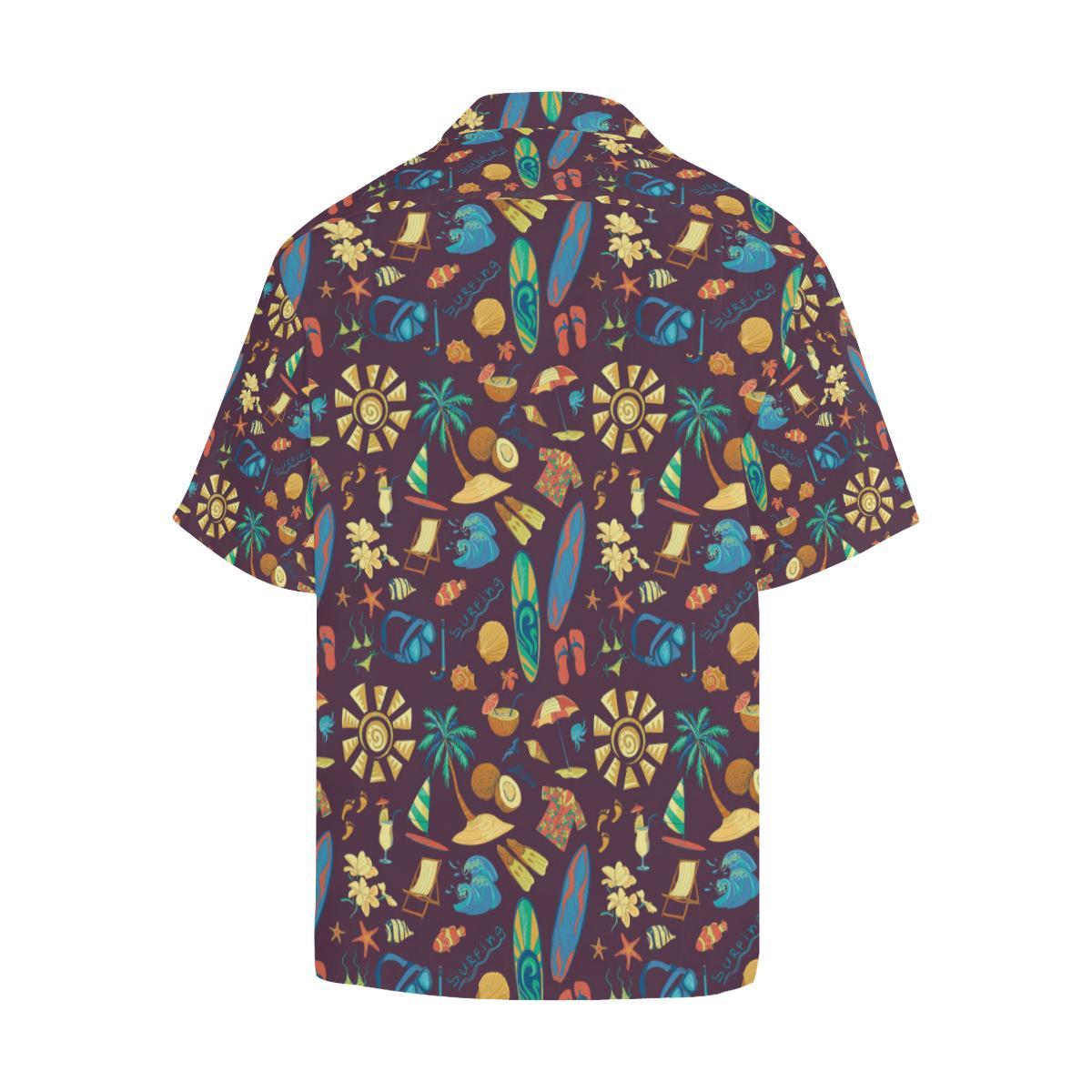 Aloha Hawaii Pattern Print Design Hawaiian Shirt