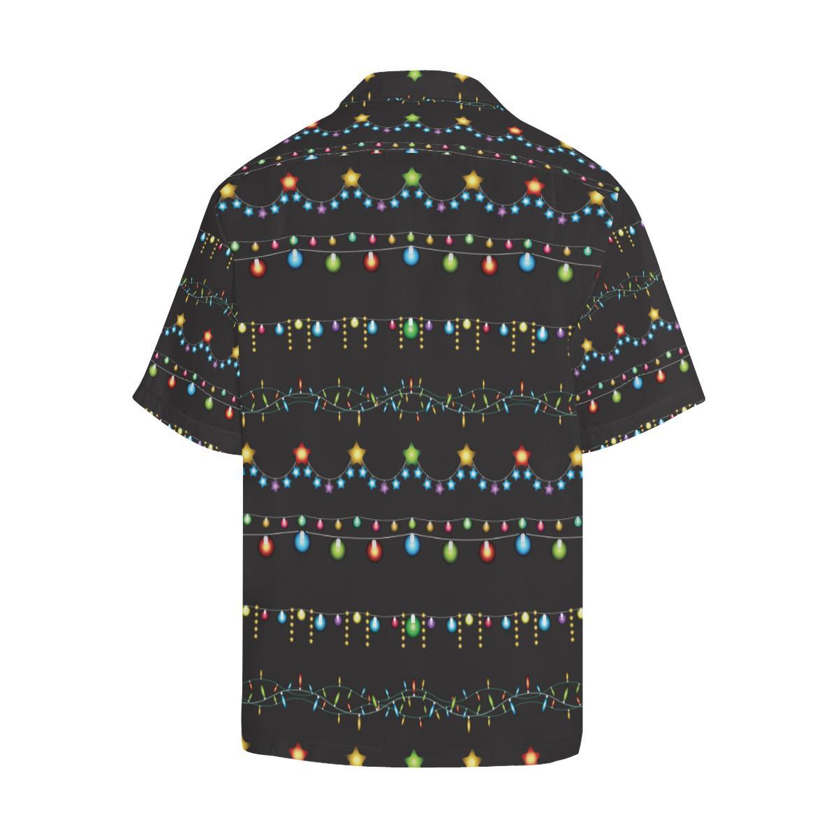 Christmas Light Pattern Print Design Hawaiian Shirt