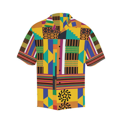 Kente Pattern Print Design Hawaiian Shirt