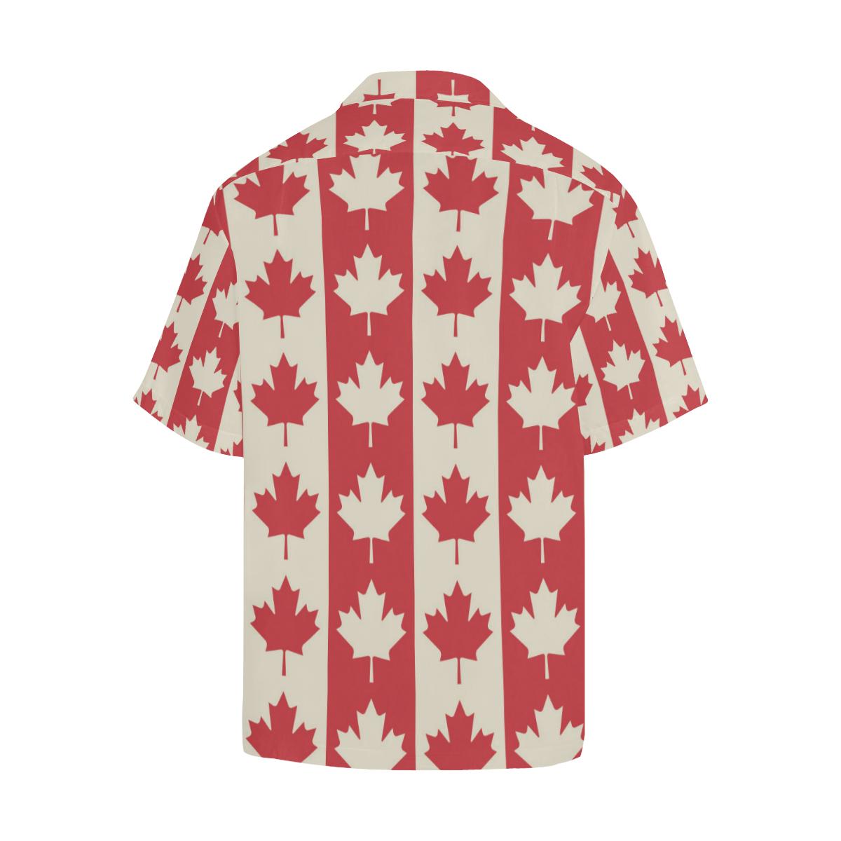 Maple Leaf Pattern Print Design Hawaiian Shirt
