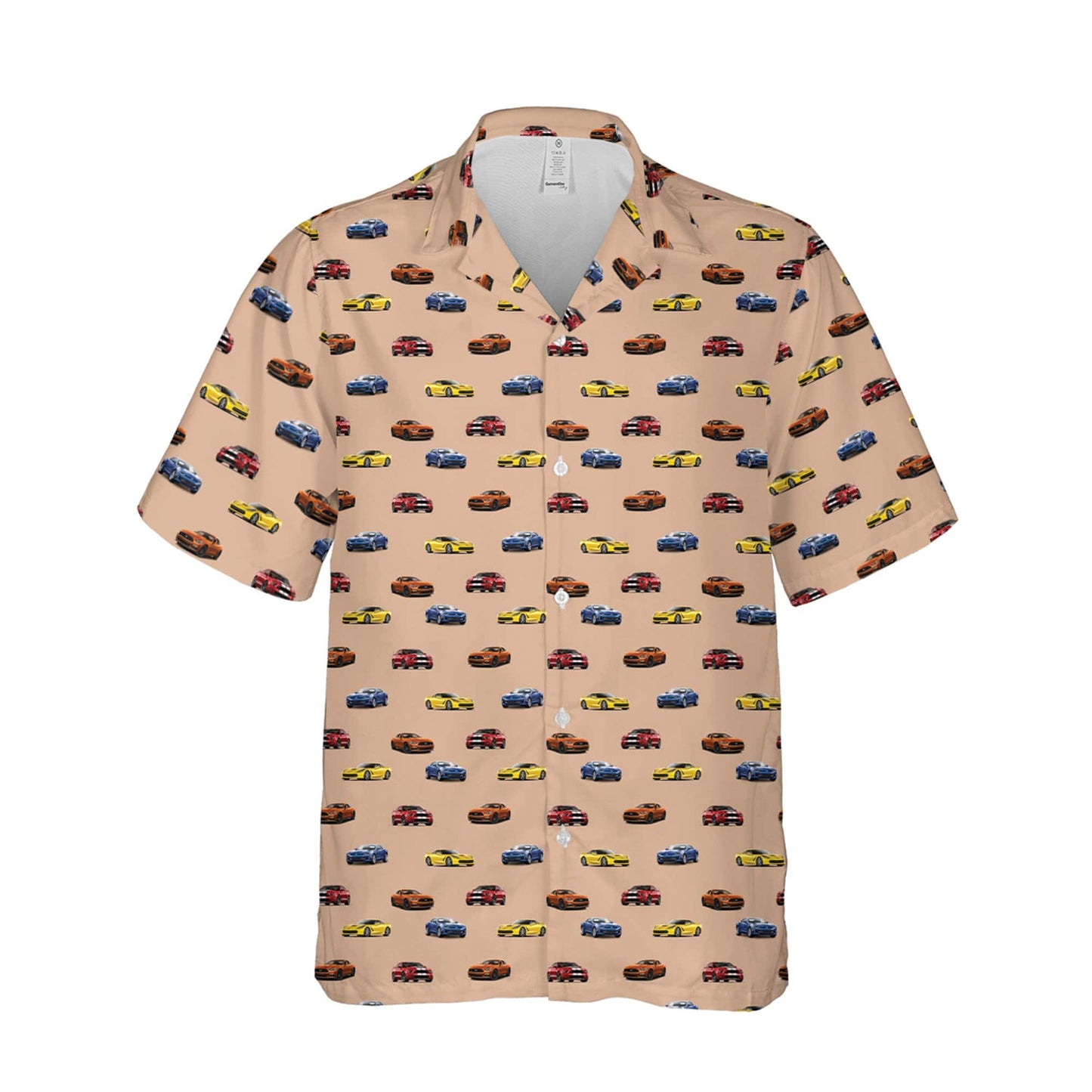 Sport Cars Seamless Pattern Unisex Hawaiian Shirts