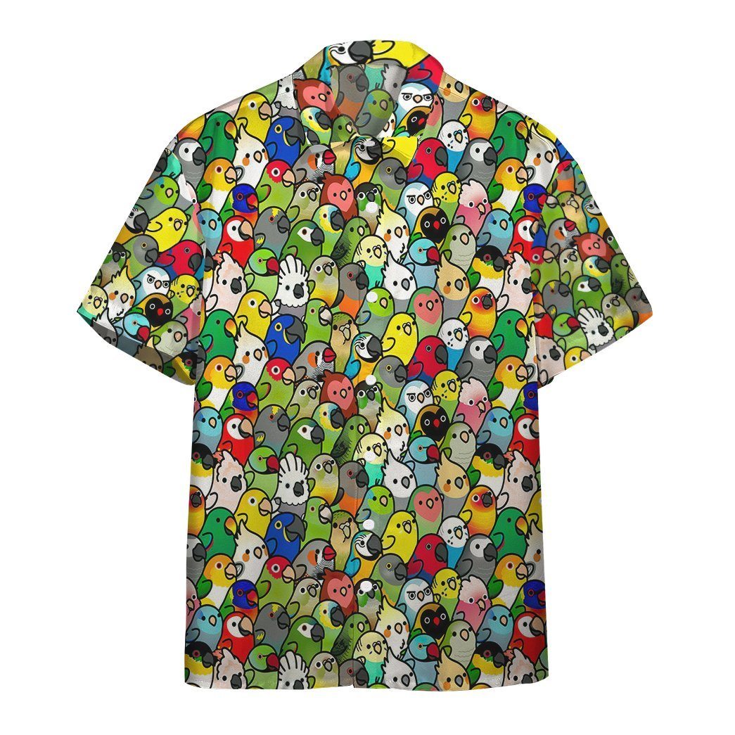 3D Lots Of Birds Hawaii Shirt