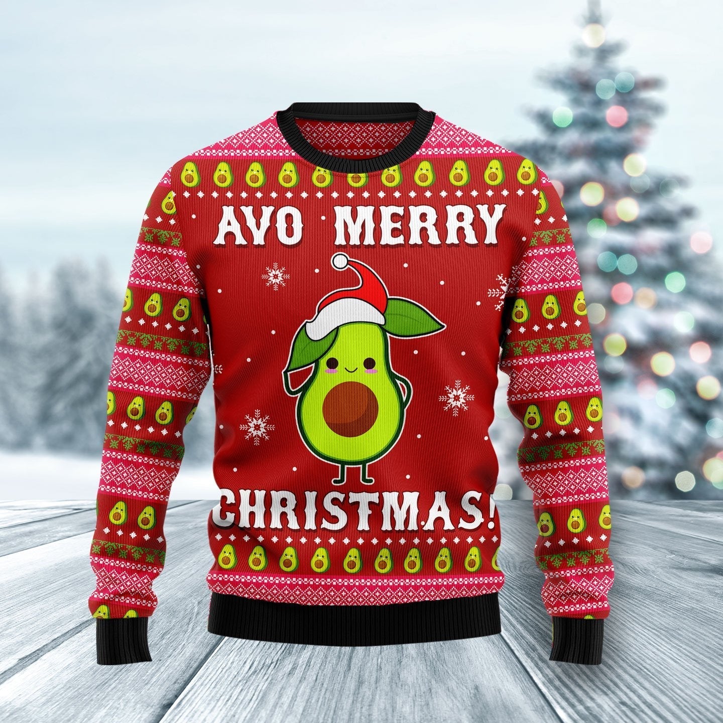 Avo Merry Christmas Ugly Christmas Sweater 