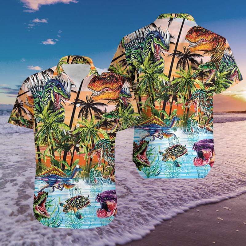 Always Be Dinosaur Hawaiian Aloha Shirts #311L