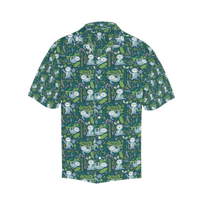 Sloth Print Design Hawaiian Shirt