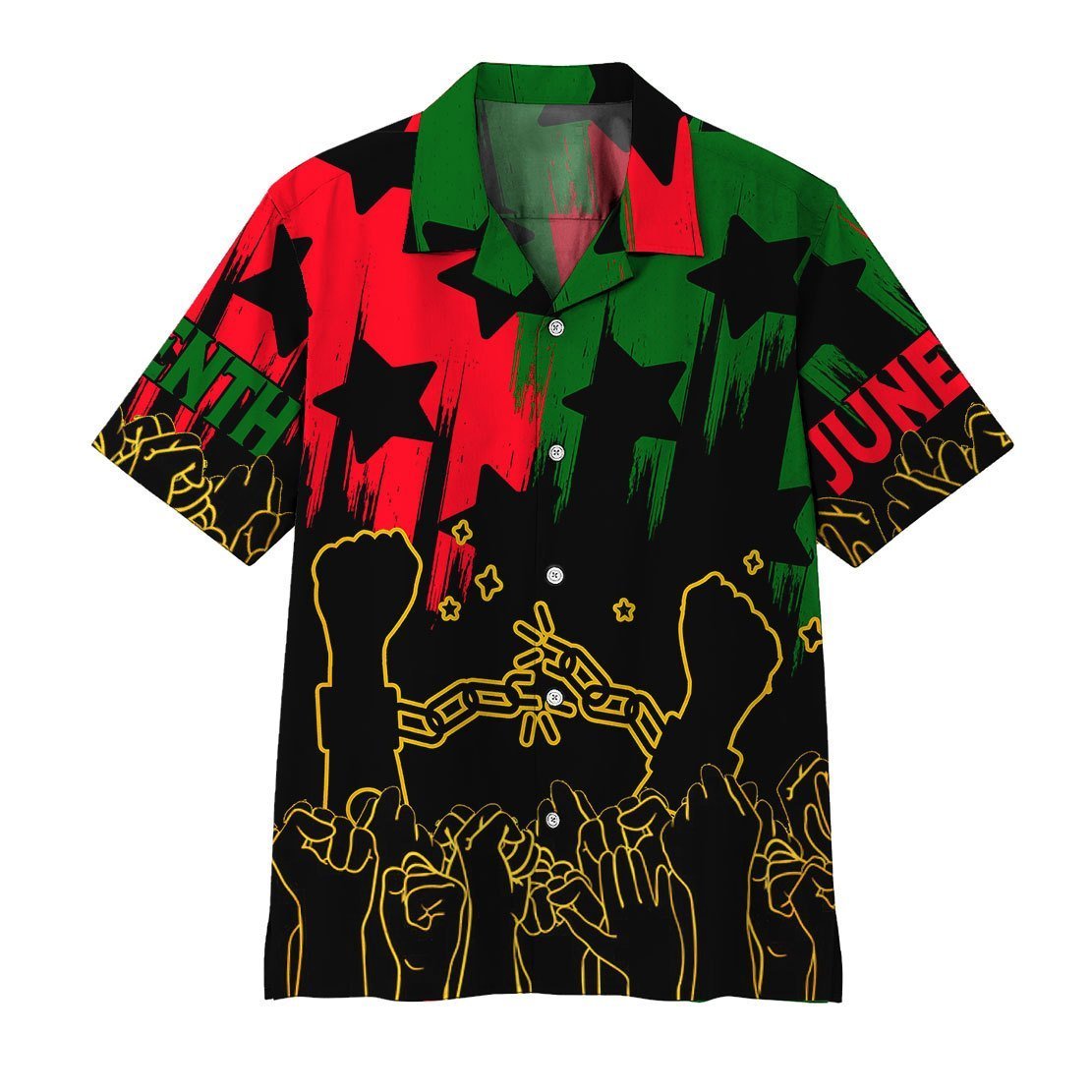   3D Juneteenth Hawaii Shirt