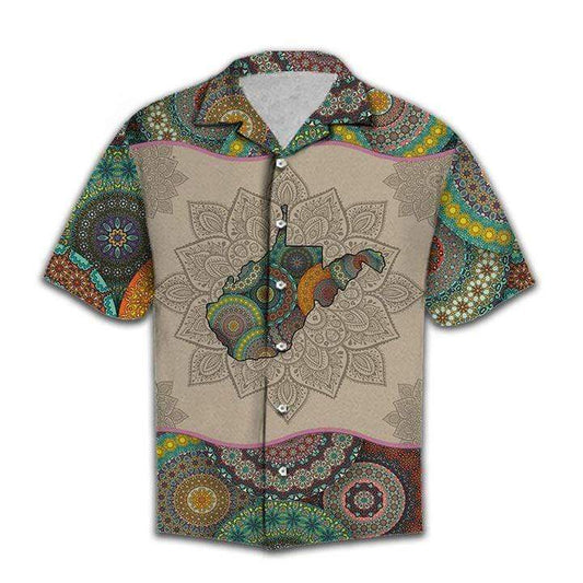 Awesome West Virginia Mandala Hawaii Shirts #H