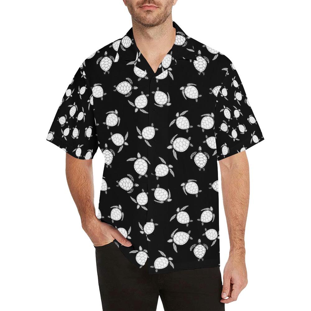 Sea Turtle Print Design Hawaiian Shirt