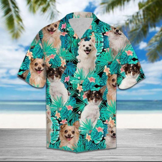 Chihuahua    Blue Nice Design Unisex Hawaiian Shirt  