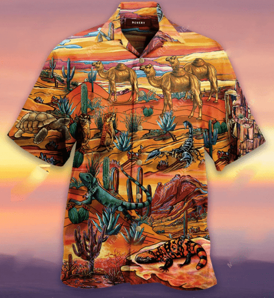 Desert Where Life Begins Unisex Hawaiian Shirts #DH