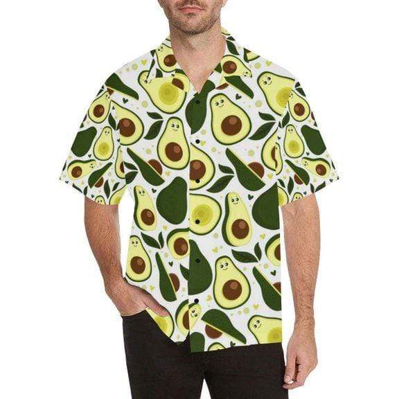 Funny Avocado Hawaiian Aloha Shirts #DH