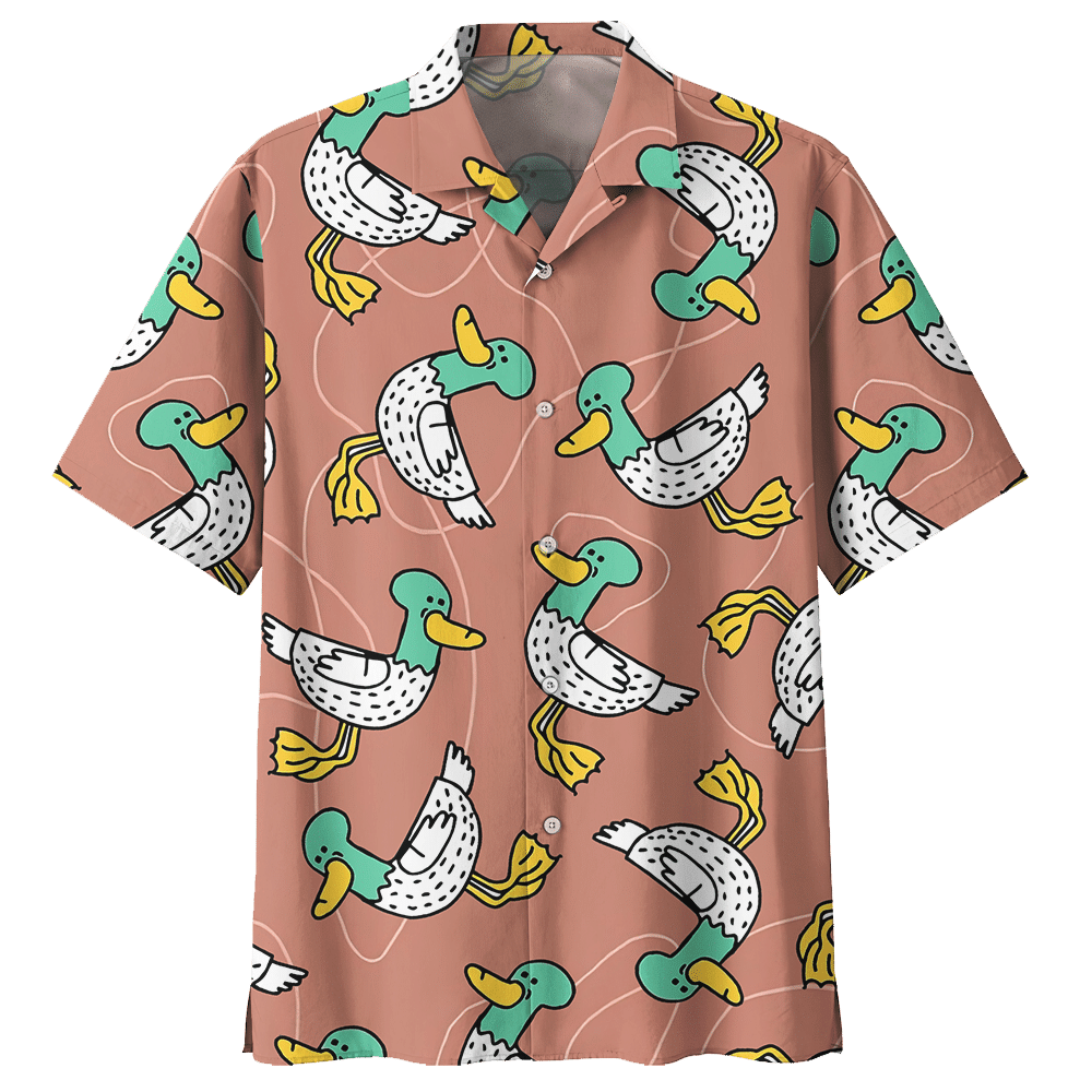 Duck  Pink Unique Design Unisex Hawaiian Shirt For Men And Women Dhc17063619