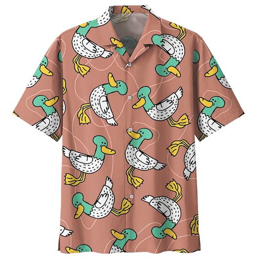 Duck  Pink Unique Design Unisex Hawaiian Shirt For Men And Women Dhc17063619