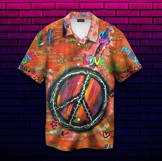 Love, Peace And Music Hawaiian Shirt | For Men & Women | Adult | HW4493