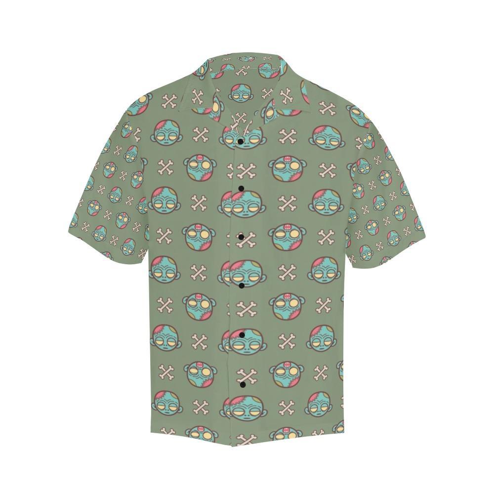 Zombie Print Design Hawaiian Shirt