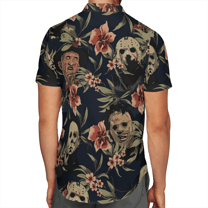 Halloween Horror Movies Hawaiian Shirt | For Women Men