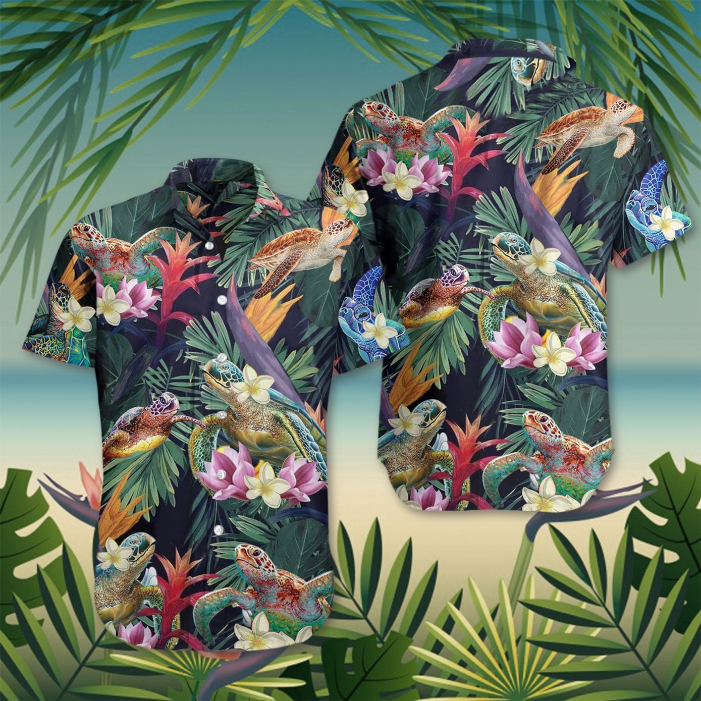 Sea Turtle Hawaiian Shirt | For Men & Women | Adult | HW7901