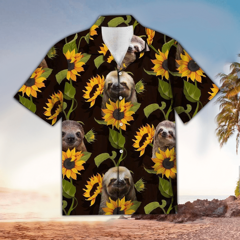 Sloth Aloha Shirt, Hawaiian Shirt For Sloth Lovers