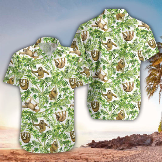 Sloth Hawaiian Shirt, Perfect Gift Ideas For Sloth Lover