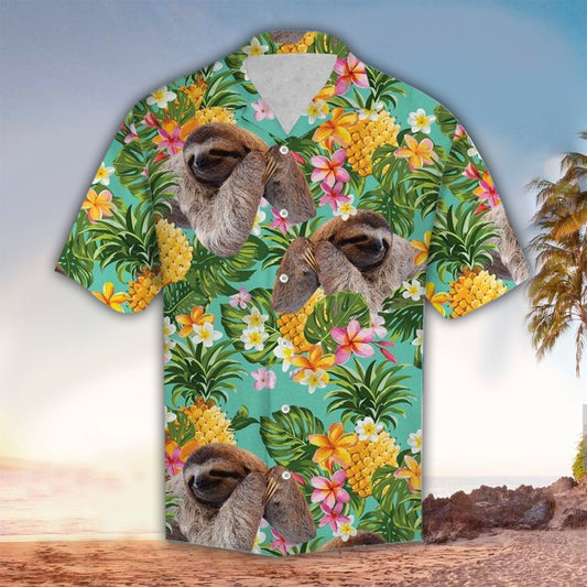 Sloth Apparel, Sloth Button Up Shirt