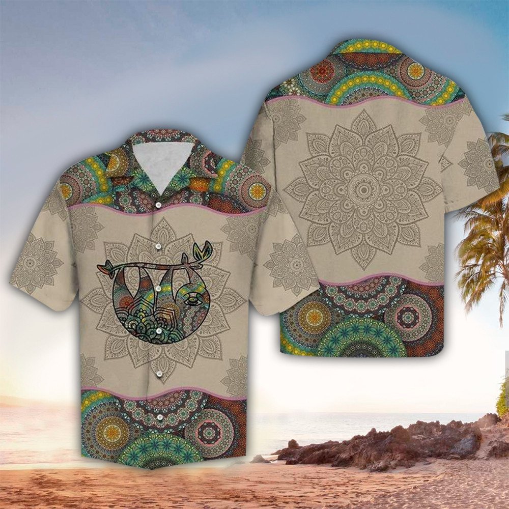 Sloth Hawaiian Shirt, Perfect Sloth Clothing