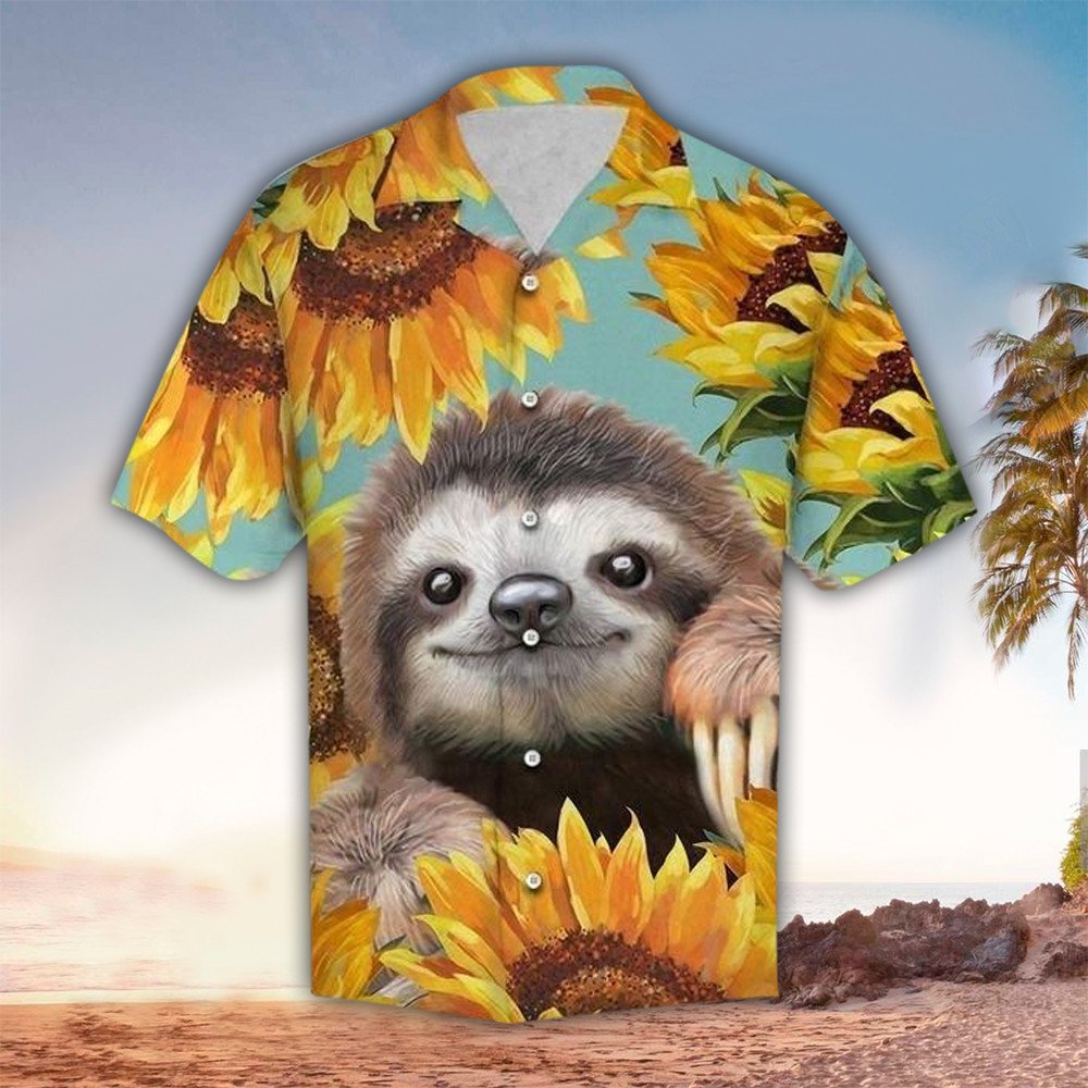 Sloth Shirt, Sloth Hawaiian Shirt For Sloth Lovers