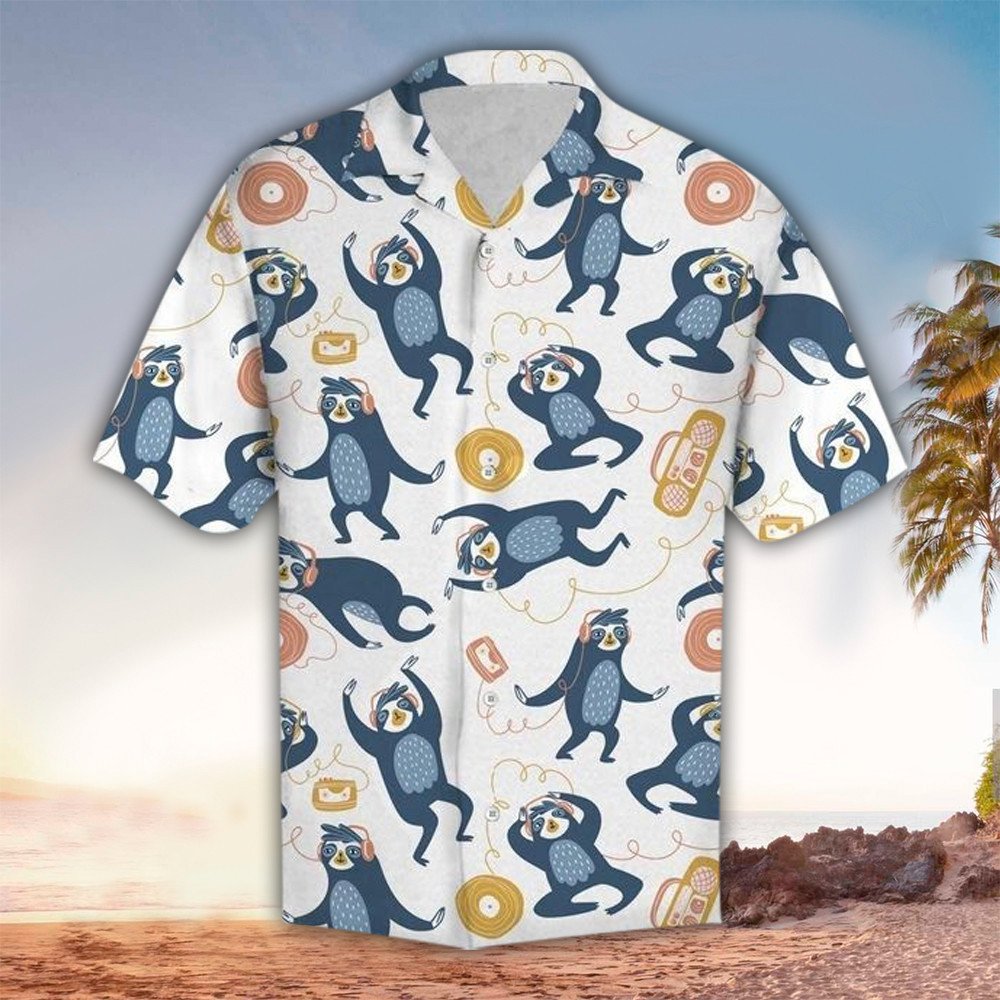 Sloth Hawaiian Shirt, Sloth Lover Gifts