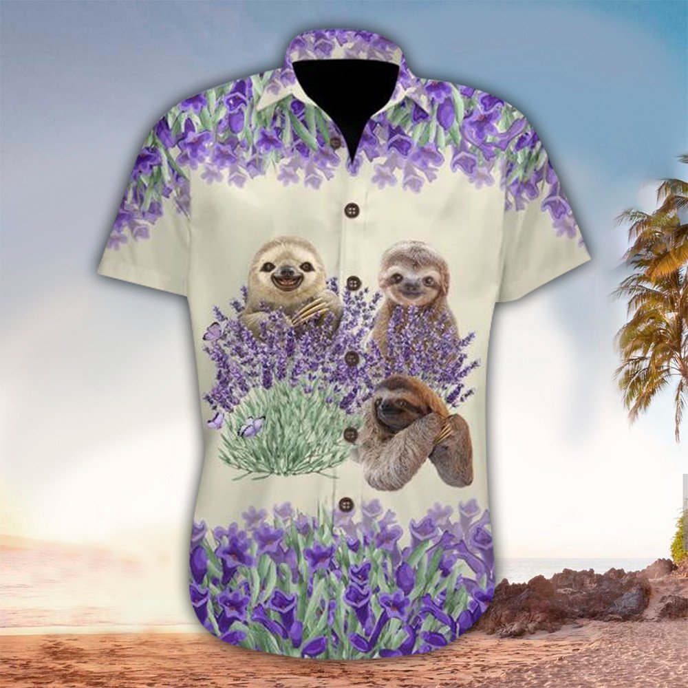 Sloth Hawaiian Shirt, Sloth Shirt For Sloth Lover