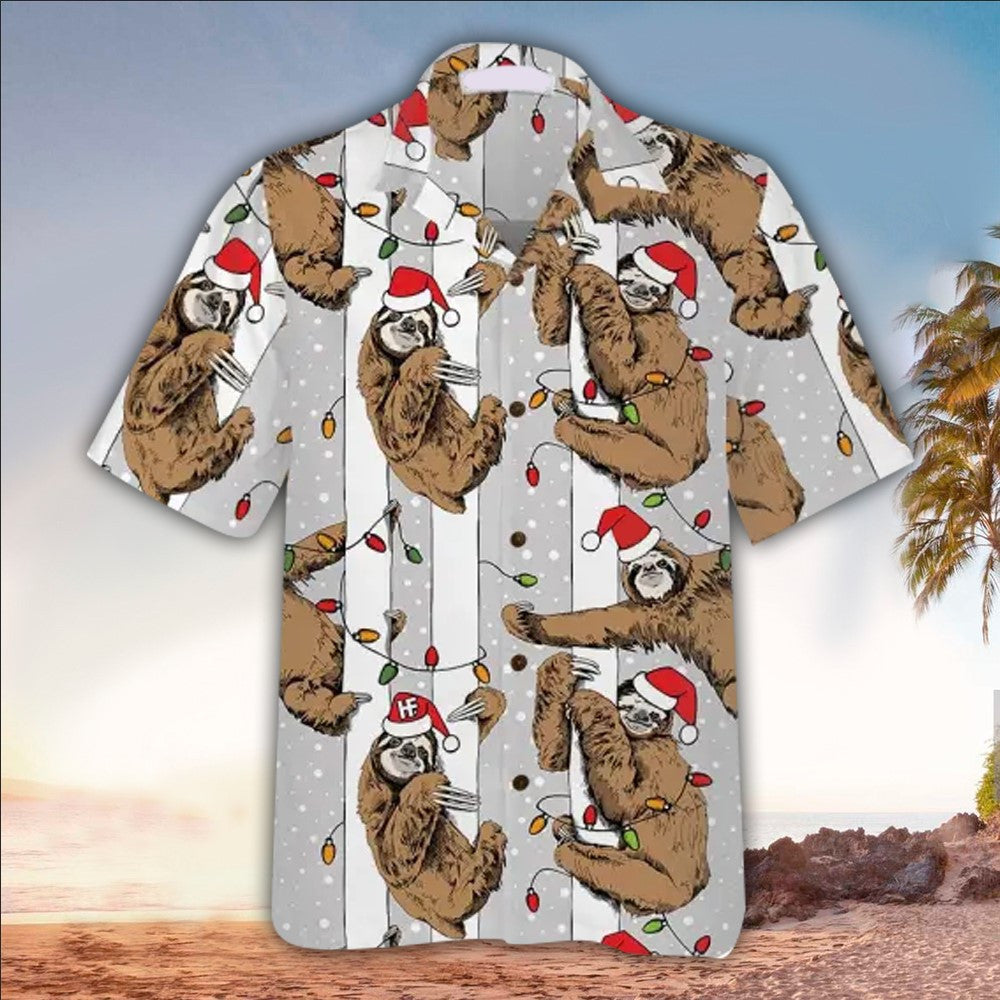 Sloth Hawaiian Shirt, Sloth Shirt For Sloth Lover