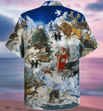 Wildlife Christmas Hawaiian Shirt | For Men & Women | Adult | HW2032