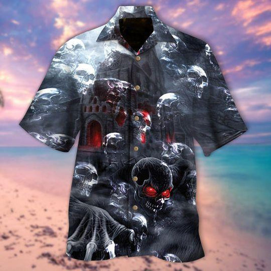 Dark Castle Halloween Hawaiian Shirt | For Men & Women | Adult | HW9249