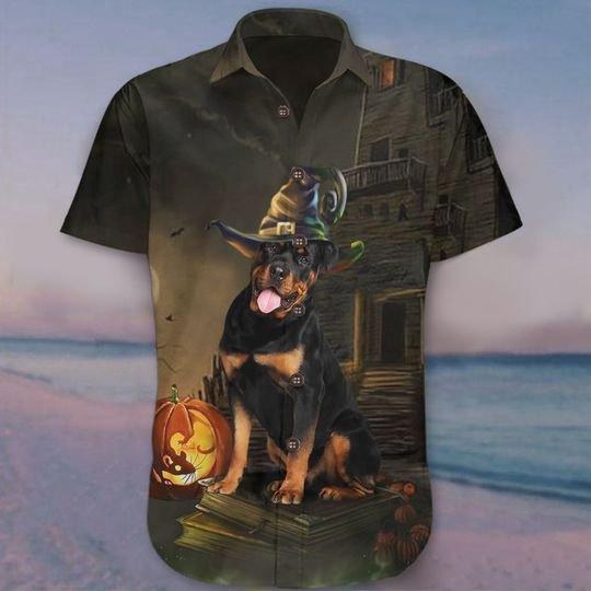 Rottweiler Halloween Hawaiian Shirt | For Men & Women | Adult | HW8991