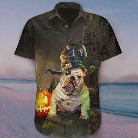 Bulldog Halloween Hawaiian Shirt | For Men & Women | Adult | HW8989