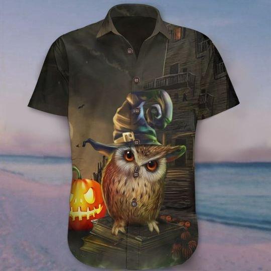 Owl Halloween Hawaiian Shirt | For Men & Women | Adult | HW8988