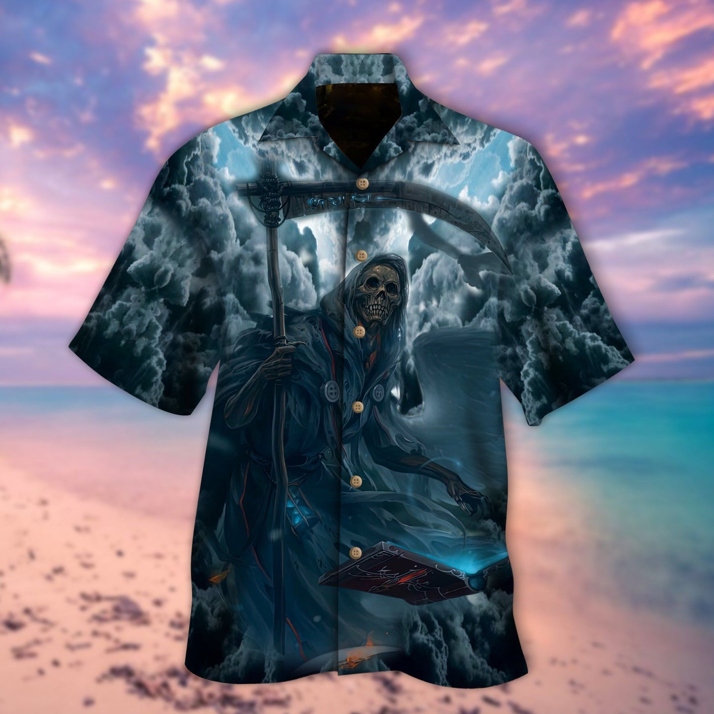 The Death Shadow Halloween Hawaiian Shirt | For Men & Women | Adult | HW9247