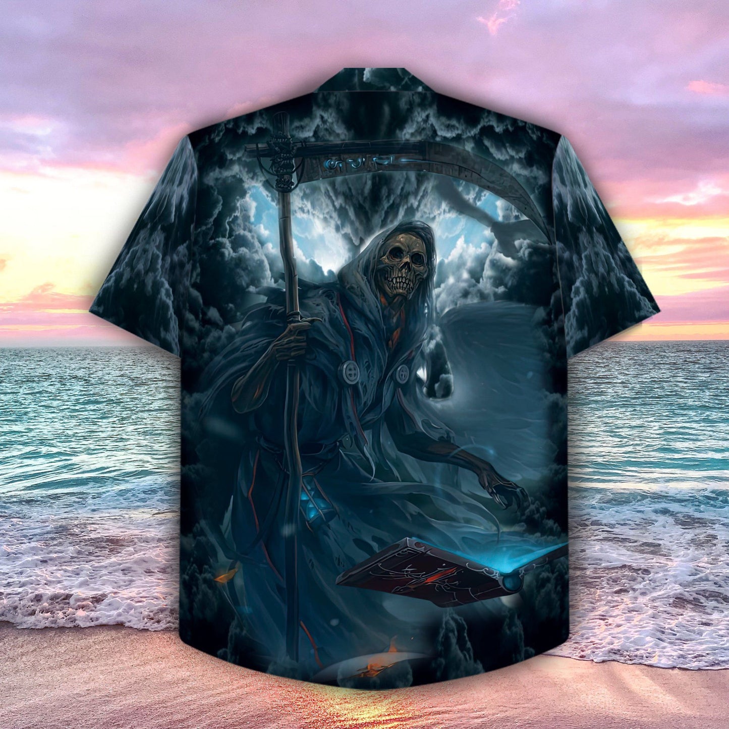 The Death Shadow Halloween Hawaiian Shirt | For Men & Women | Adult | HW9247