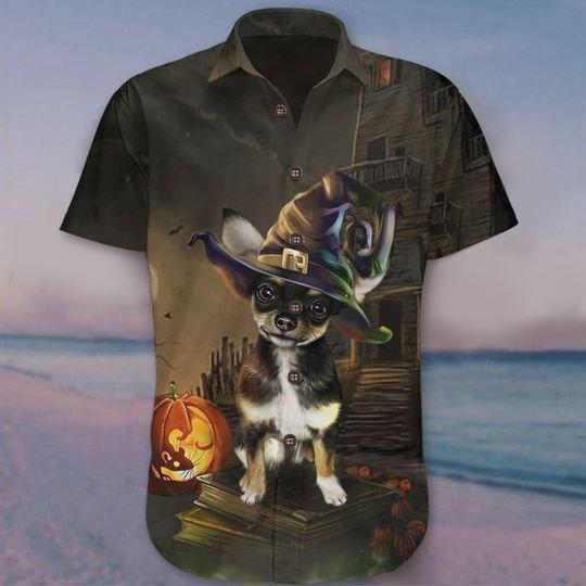 Chihuahua Halloween Hawaiian Shirt | For Men & Women | Adult | HW8962