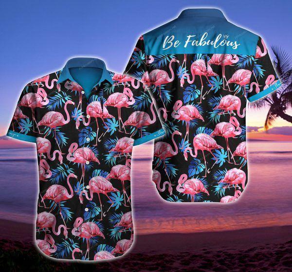 Flamingo Hawaiian Shirt | Hawaiian Shirt For Men | Hawaiian Shirt For Women | HW1056