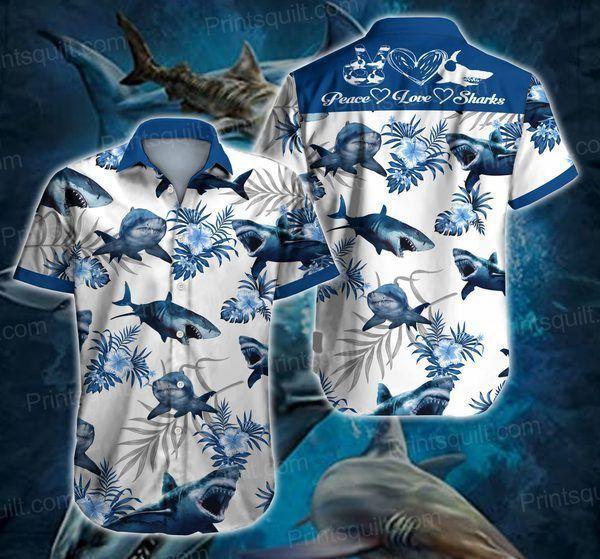 Shark Hawaiian Shirt | For Men & Women | Adult | HW1083