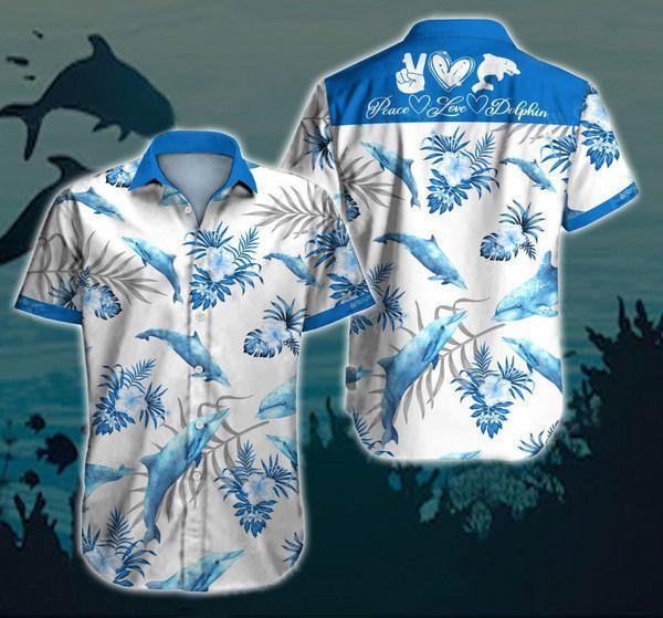 Dolphin Hawaiian Shirt | For Men & Women | Adult | HW1052