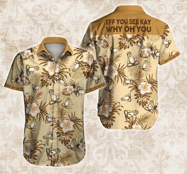 Sloth Hawaiian Shirt | For Men & Women | Adult | HW1091