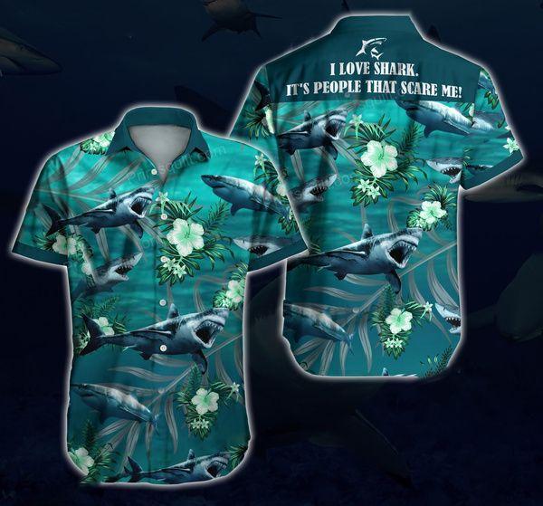 Shark Hawaiian Shirt | For Men & Women | Adult | HW1085