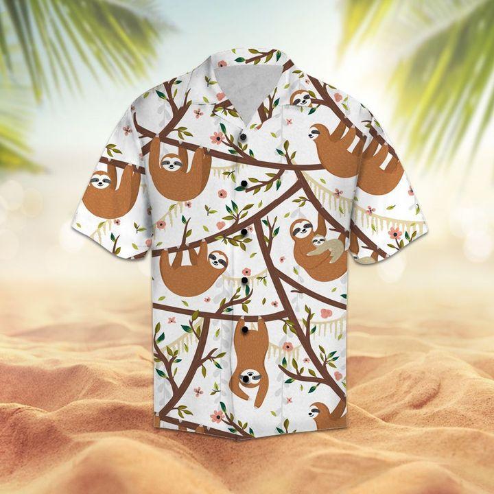 Sloth Hawaiian Shirt | For Men & Women | Adult | HW1084