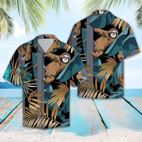 Sloth Hawaiian Shirt | For Men & Women | Adult | HW1089